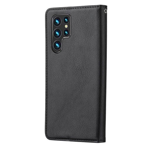 Samsung Galaxy S23 Ultra Pung Stand til Telefon Flippetui Cover - Sort Black