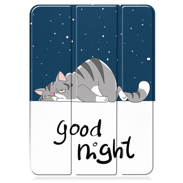 Trefoldet Stativ Tablettdeksel for OnePlus Pad - Katt Multicolor
