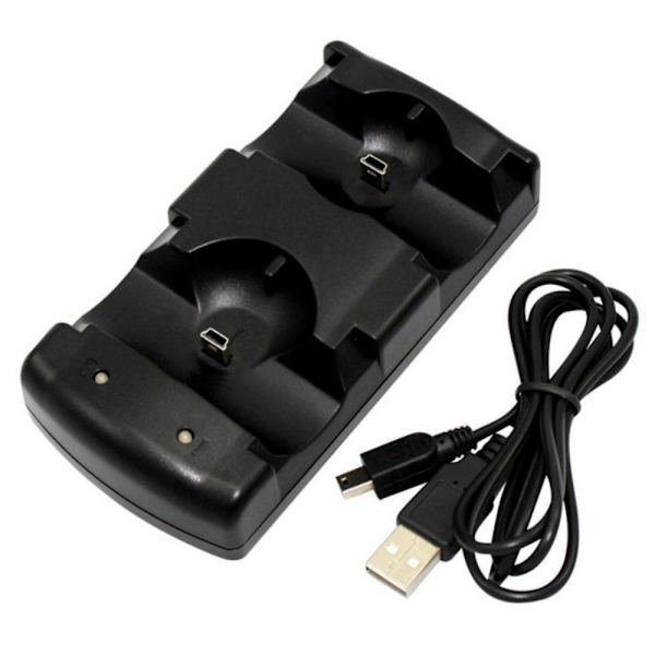 Playstation 3 / PS3 Move Dual Charging stand / Laddningsställ Svart