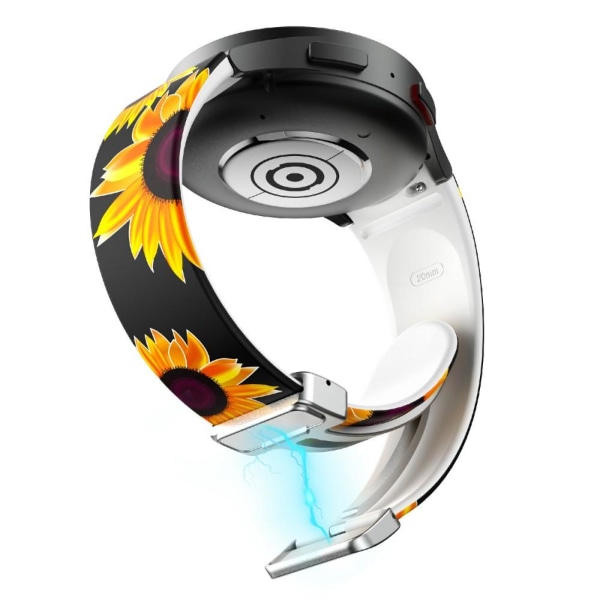 Samsung Galaxy Watch5+4 40 44mm Watch5 Pro 45mm Silikone Urrem - Solsikke Yellow