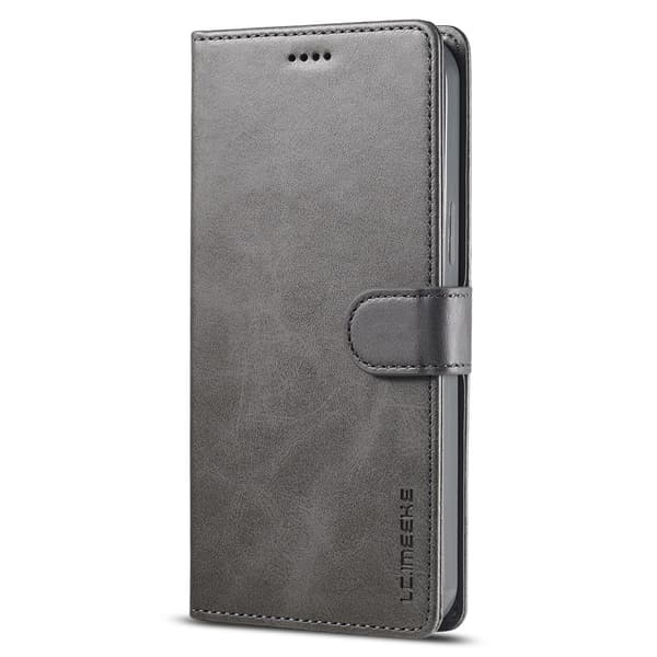 LC.IMEEKE Lommebokveske for iPhone 15 Grey
