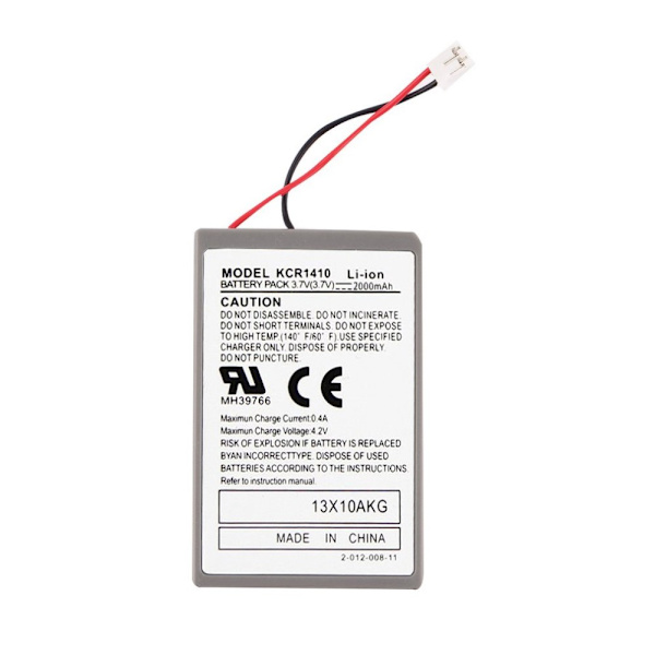 2000mAh genopladeligt batteri til Sony Playstation PS4-controller White