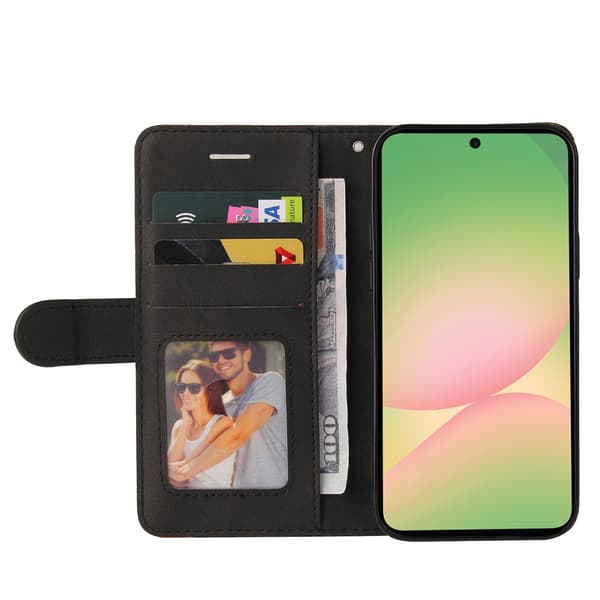 Til Samsung Galaxy A57 5G lommebokdeksel Black