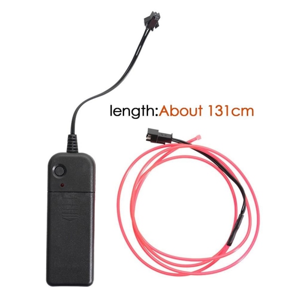 131cm Scooter Ambient Light Battery Powered Rope Lights - Red Red