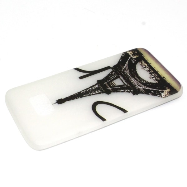 Samsung Galaxy S7 Edge Skal Glow in the dark - Eiffel Tower Purple
