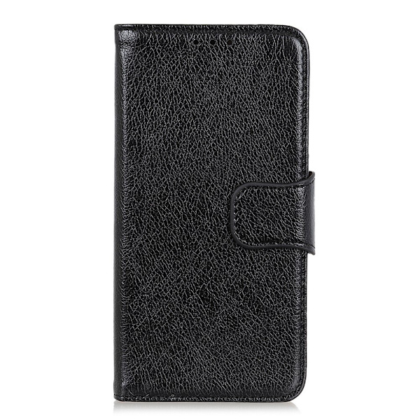 Samsung Galaxy Note 10 Lommebok - cover Teksturert Split - Sort Black