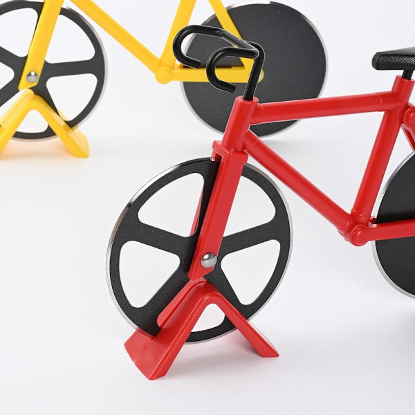Pizzaskärare / Pizza Slicer Cykel - Gul Gul