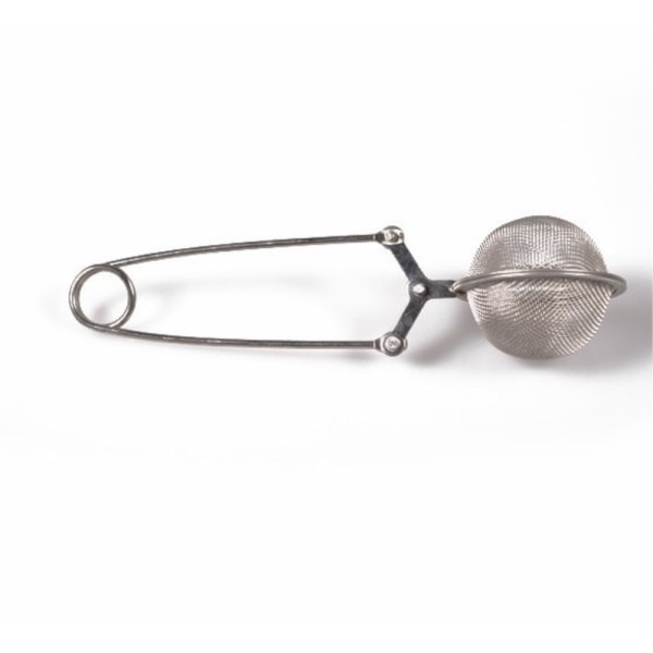 Ruostumattomasta teräksestä valmistettu Snap Mesh Tea Ball -infuusiosuodatin Silver