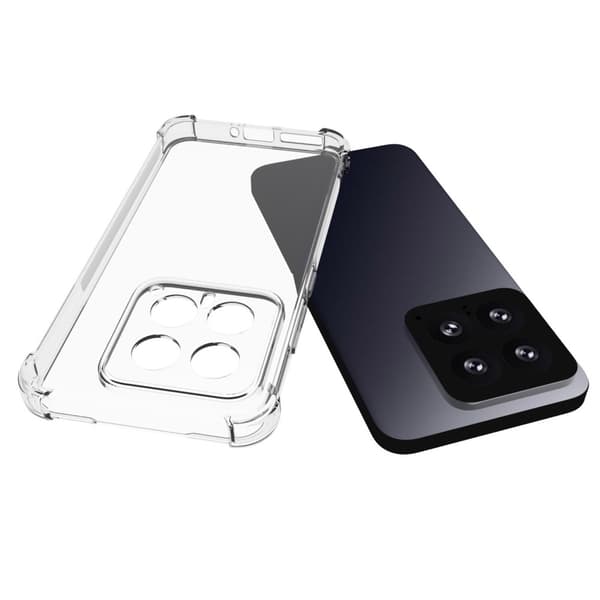 Til Xiaomi 14 Deksel TPU Bakdeksel Transparent
