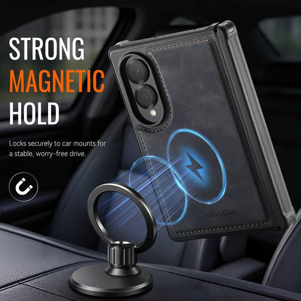 CASEME Magnetisk telefoncover til Samsung Galaxy Z Fold8 Black