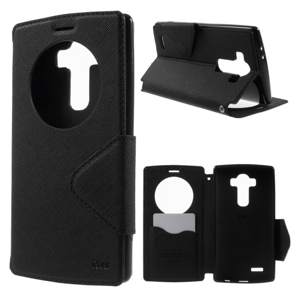 ROAR KOREA Diary View Window fodral till LG G4 Black