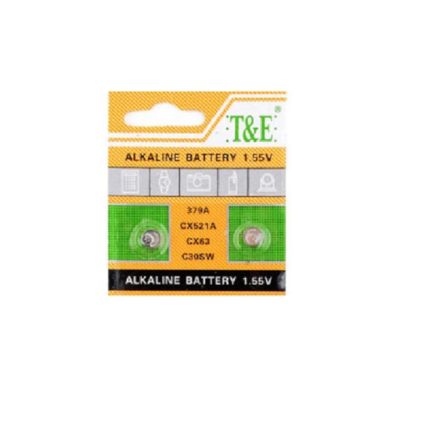 Alkaline knapcellebatteri SR63 / V379 / AG 0 Silver