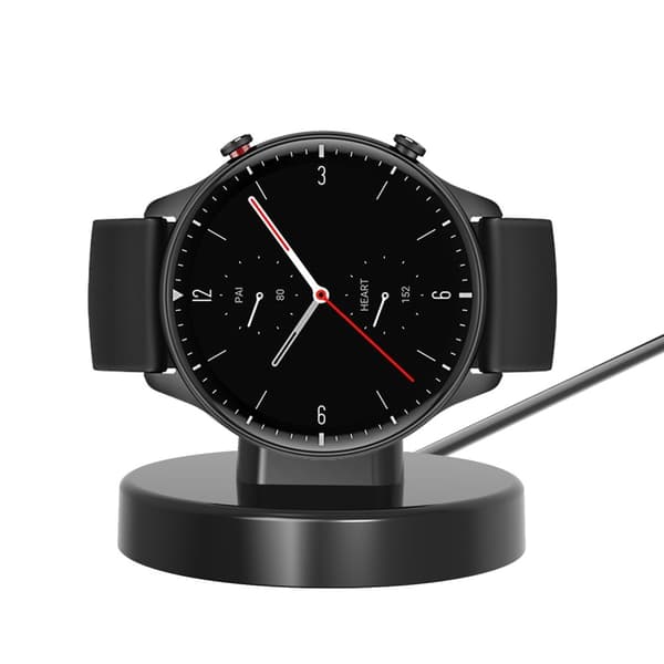 Laderstativ Huami Amazfit Active / Active Edge / Bip 3 / 3 Pro Black