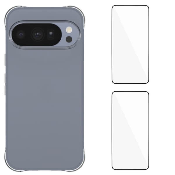 WANLONFENG Puhelinkotelo näytönsuojalla Google Pixel 11 Pro puhelimelle Transparent