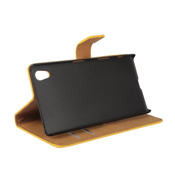 Sony Xperia Z5 Lompakkokotelo Läder Black