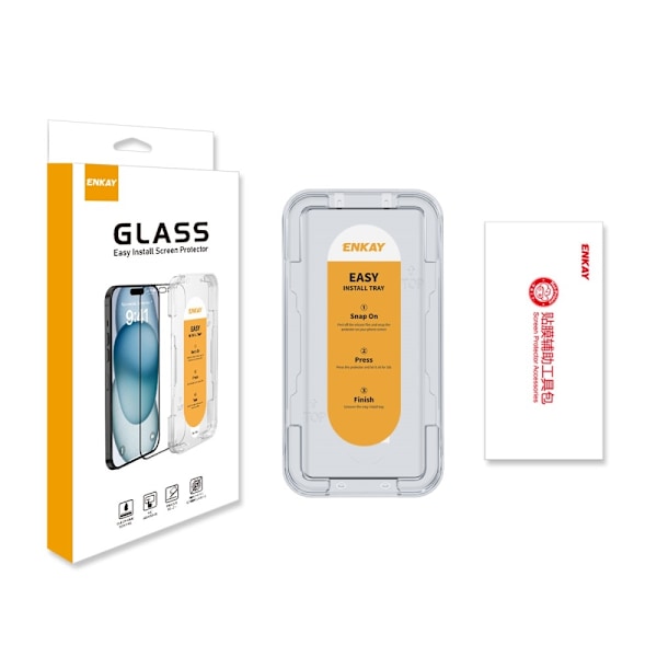 ENKAY Skærmbeskytter i hærdet glas til Samsung Galaxy S23 Ultra Transparent