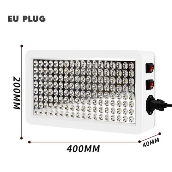 LED vækstlys indendørs planter Fuldspektret plantedyrkningslys White