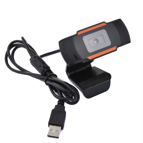 12MP pixels HD 360 Webcam USB PC Bærbar Kamera Sort Black