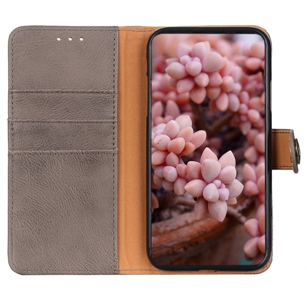 KHAZNEH Vintage Pung Taske til Samsung Galaxy A25 Khaki