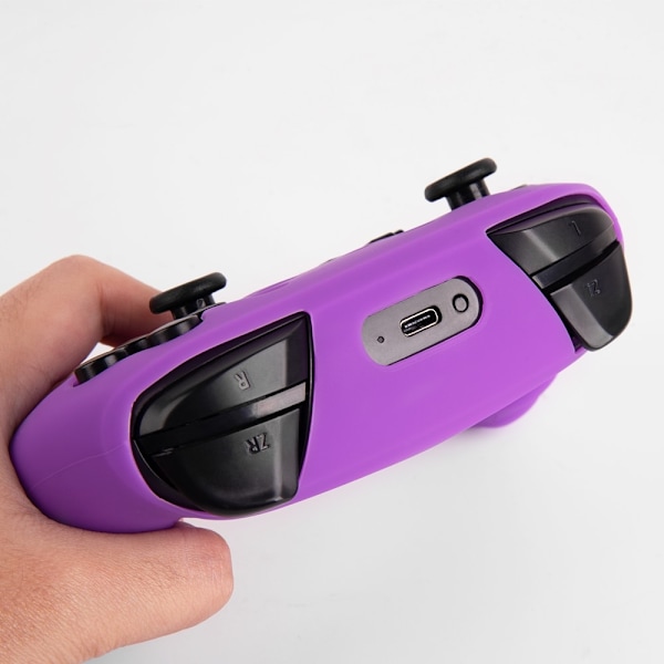 Kompatibel med Nintendo Switch Pro Controller Case Silikon - Svart Black