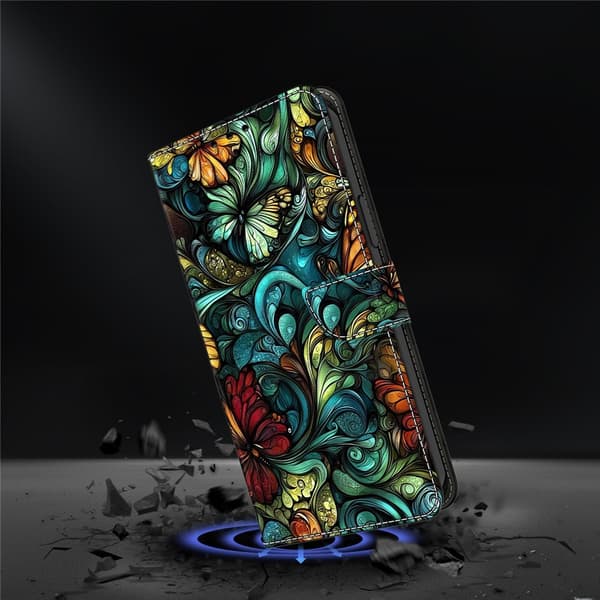 För Google Pixel 10 Pro XL Plånboksfodral Mönstertryckt PU-läder Flip Stativ Mobilfodral multifärg