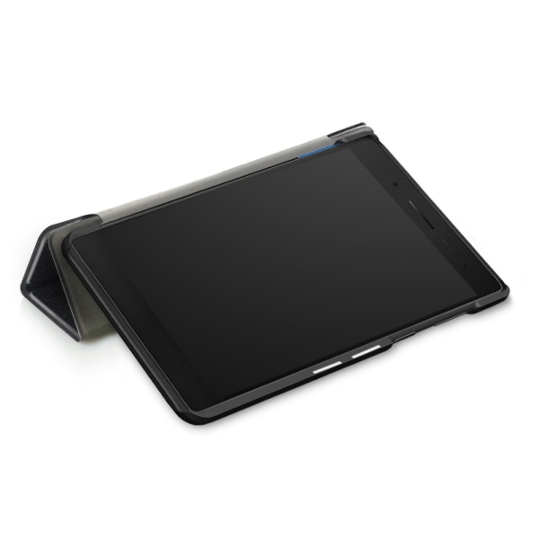 Tri-fold Stand Case for Lenovo Tab 7 Essential Wifi (NOT LTE/4G) Black