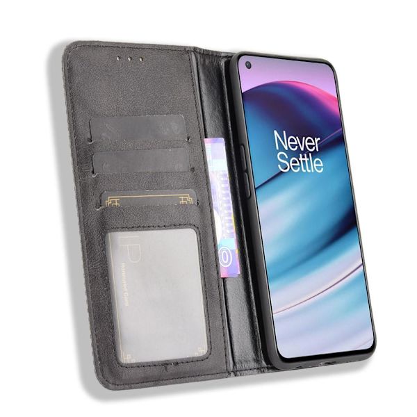 OnePlus Nord CE 5G Plånboksfodral  - Svart Svart