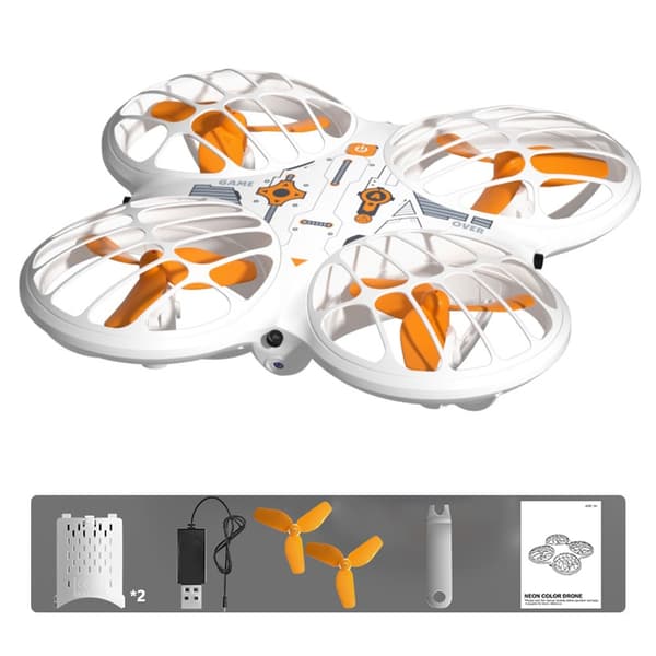 X38 DC-135 Helikopter Drone Kamera Luftfoto Quadcopter 2 batterier White