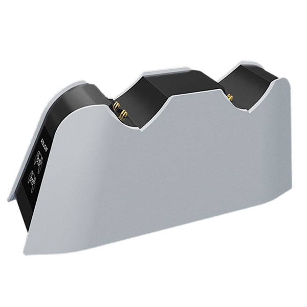 AOLION ALP500701 Hurtigladestasjon med to spor for PS5 Elite-kontroller White