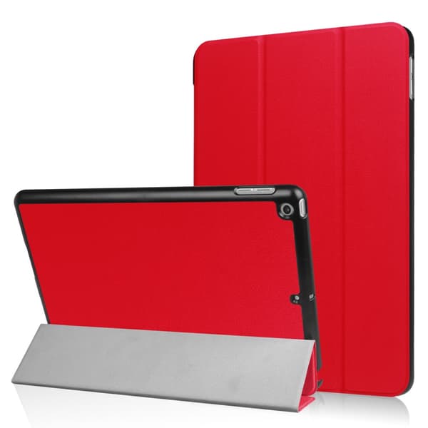 iPad 9.7" (2017/ 2018) Slim Fit Trifoldbart deksel - Rød Red