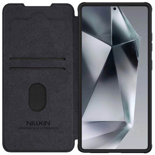 NILLKIN Qin Pro Series for Samsung Galaxy S25 Ultra deksel Black