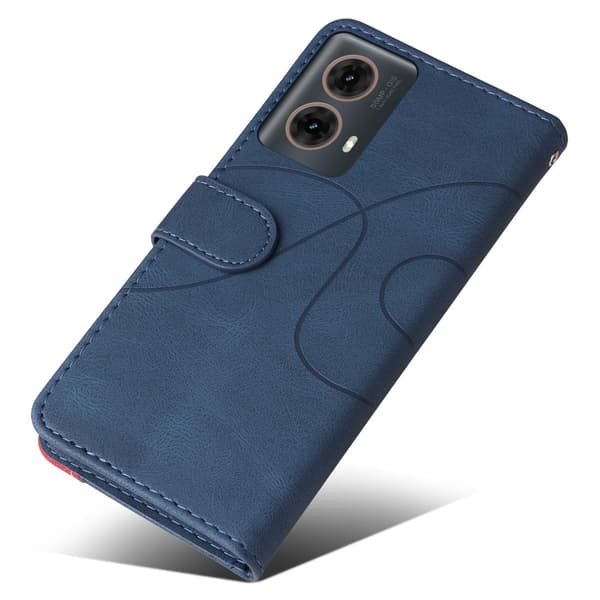 Til Motorola Moto G85 KT - serie - 1 dobbeltfarve Blue