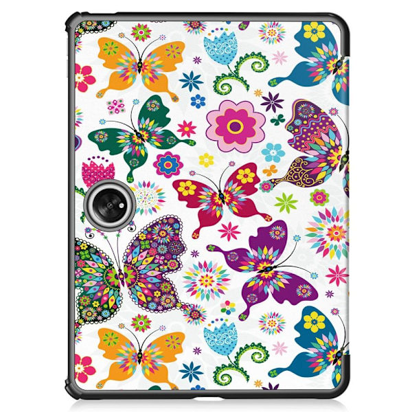 Til OnePlus Pad Trifold Stand Tabletcover - etui - Sommerfugle Multicolor