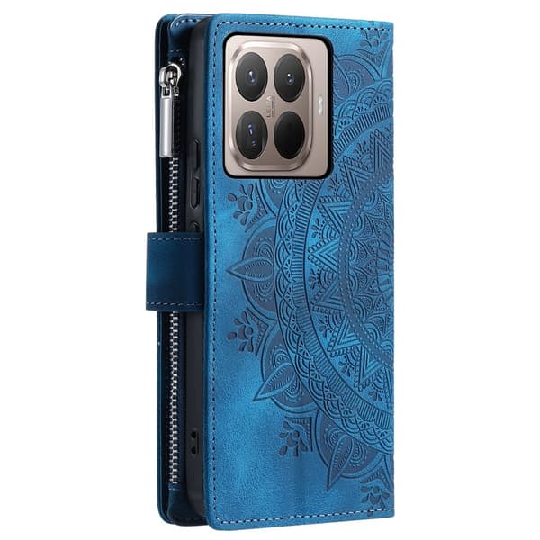 Til Xiaomi 17T Lommebokdeksel Mandala Blue