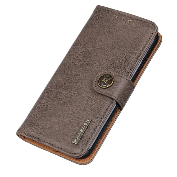 KHAZNEH Lommebok Stativ Etui For Google Pixel 8a Khaki