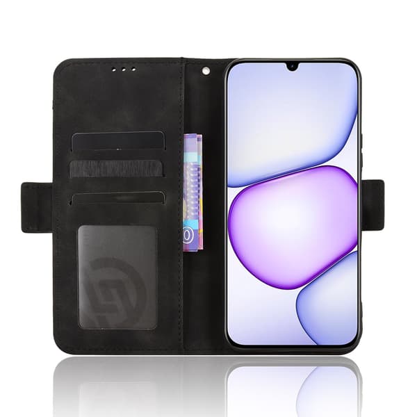 Phone Wallet Case for Realme C100 5G / C83 5G Black