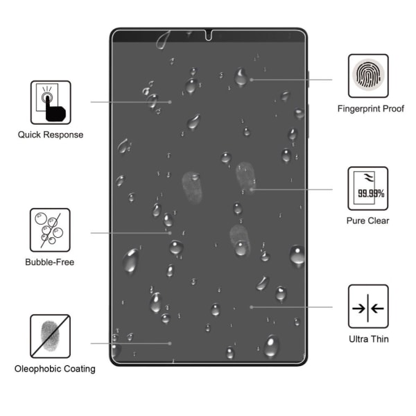 Hærdet glas Skærmbeskytter Samsung Galaxy Tab A7 Lite Transparent