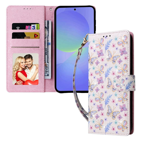 Til Samsung Galaxy A37 5G blomstercover Multicolor