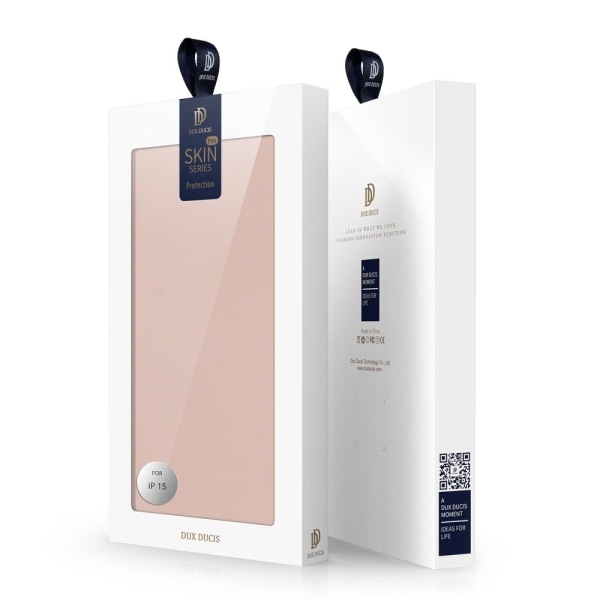 DUX DUCIS Skin Pro -sarja iPhone 15 - Ruusukulta Pink gold