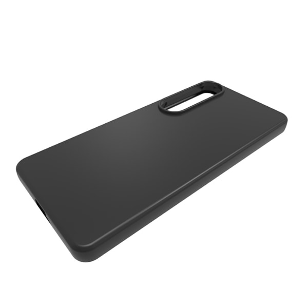 För Sony Xperia 1 VII Skal Matt Finish Mjukt TPU Skyddsfodral Svart