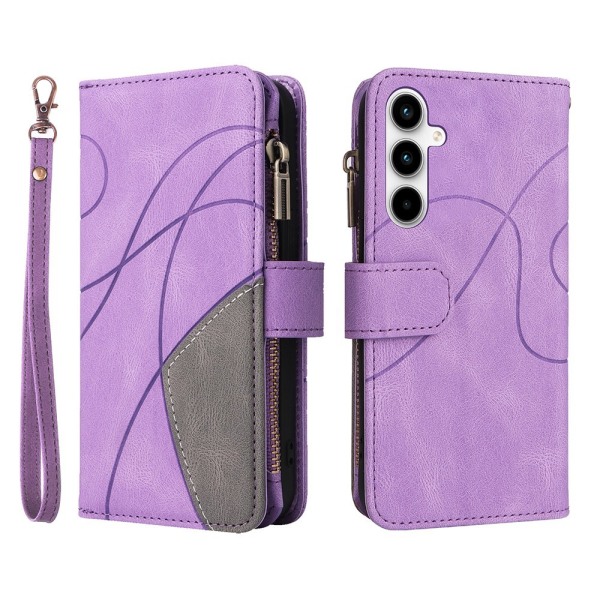 KT Multi-function Series-5 For Samsung Galaxy A35 Phone Case Purple