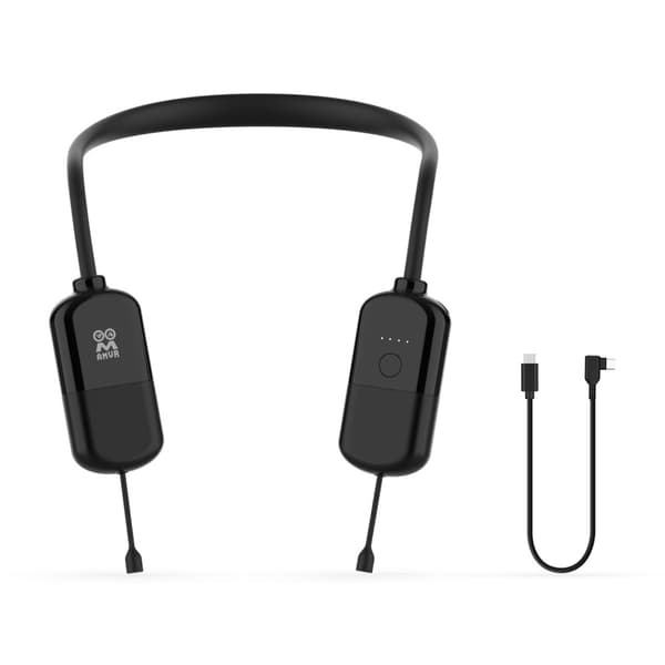 AMVR för Pico 4 Meta Oculus Quest 2 Quest Pro Quest 3 8000mAh Powerbank Svart