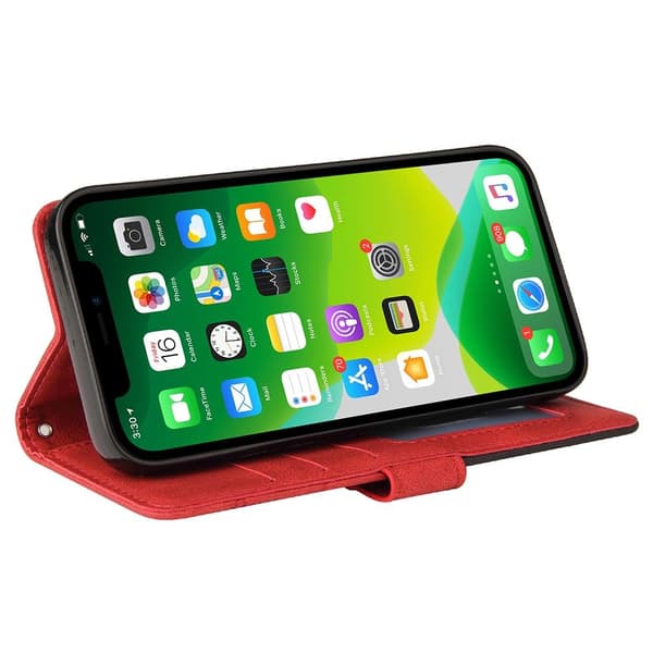 Til iPhone 15 KT Series - 1 Dobbeltfarvet etui Red