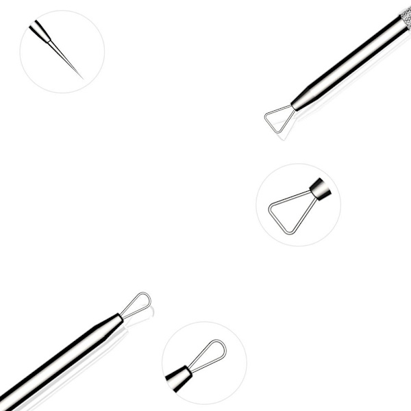 Blackhead Remover Finne Comedone Extractor Tool Akne Ta bort Svart