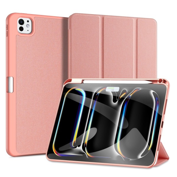 DUX DUCIS Domo iPad Pro 11 (2024) fodral Tri-Fold - Rosa Rosa