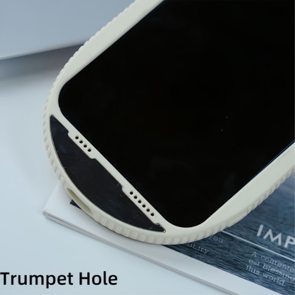 TPU-etui for iPhone 15 Pro med tøffeldesign, kickstand og anti-fallbeskyttelse Black