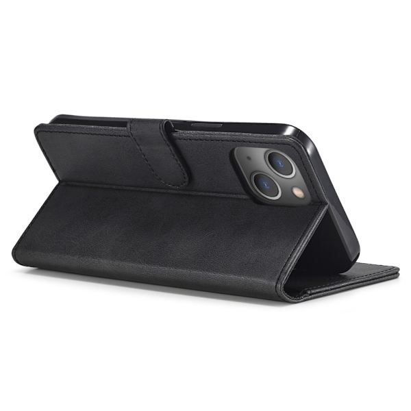 LC.IMEEKE Lommebokveske for iPhone 15 Plus Black