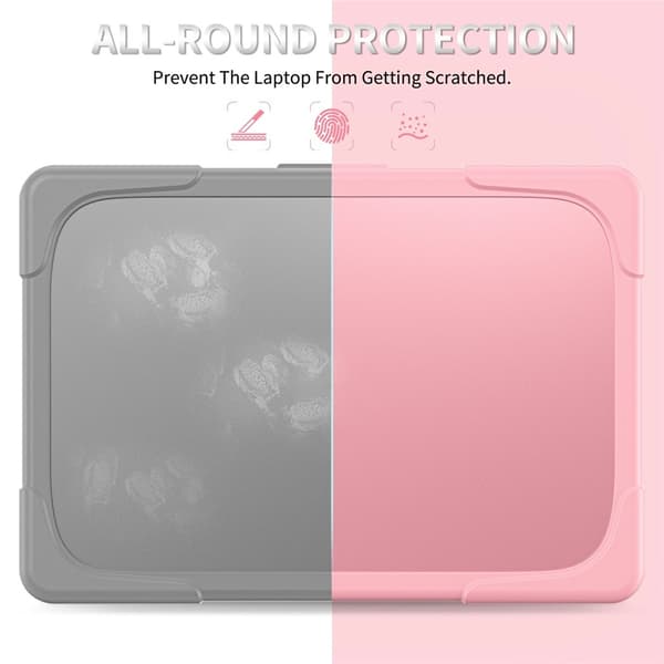 Laptopdeksel med Stativ for MacBook Neo 13 tommer (2026) Pink