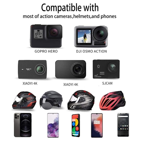 5-in-1 kypäräkiinnitysvartalohihnan tarvikkeet GoPro Black