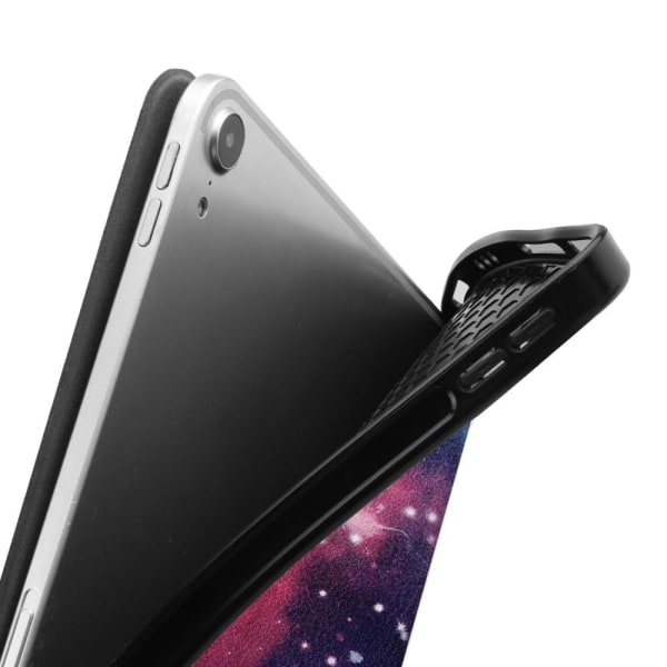 Apple iPad Air (2020) (2022) Slim fit tri-fold fodral - Space multifärg